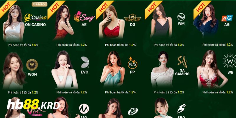 Casino online HB88 uy tín thế nào